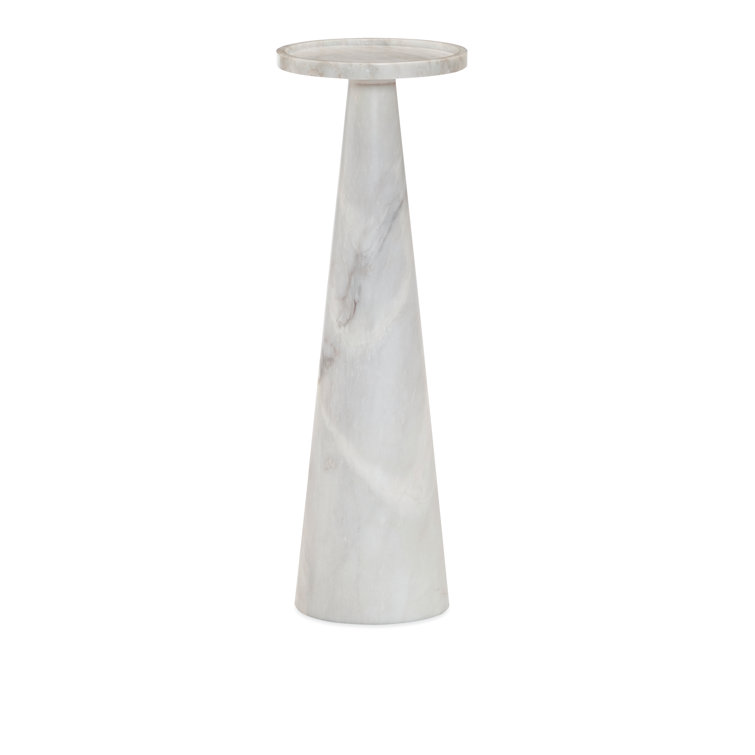 Century Grand Tour Marble Top Pedestal End Table Perigold